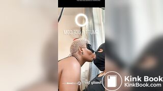 Dirty scat kissing shit turd