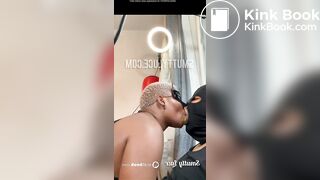 Dirty scat kissing shit turd