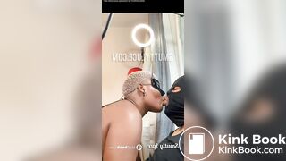 Dirty scat kissing shit turd