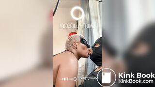 Dirty scat kissing shit turd