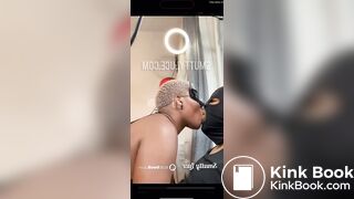 Dirty scat kissing shit turd