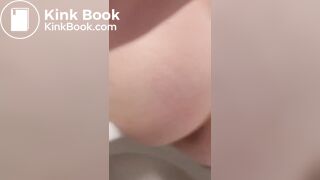 Sexy girl pooping POV
