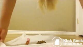 College girl pooping - video 2