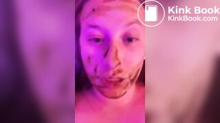 Scat whore loves her shit (low quality)