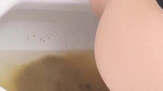 Japanese woman's toilet scene - video 120