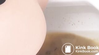 Japanese woman's toilet scene - video 120