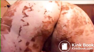 Nerd shit smearing and masturbation
