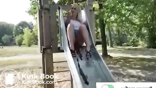 Pooping on sliding