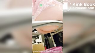 Beautiful blonde pooping - video 3