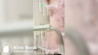 Beautiful blonde pooping - video 3