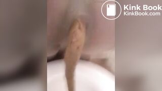 Little Black Ebony shits a Monster