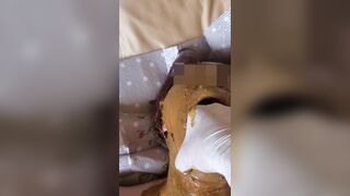 Shoving shit down her throat part 1