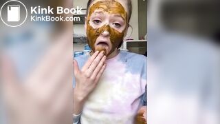 Kinky young slut messy diaper