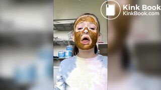 Kinky young slut messy diaper