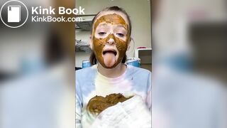 Kinky young slut messy diaper