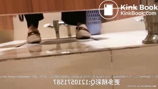 Shopping mall toilet peeing and pooping