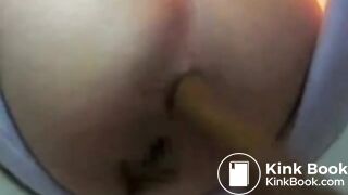 Close up of a woman pooping - video 18