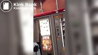 Nasty woman poops in photo booth