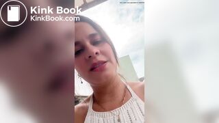Full video of Brazilian woman with diarrhea on the str