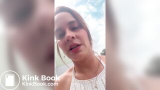 Full video of Brazilian woman with diarrhea on the str