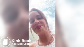 Full video of Brazilian woman with diarrhea on the str