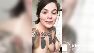 Delicious chubby shitting