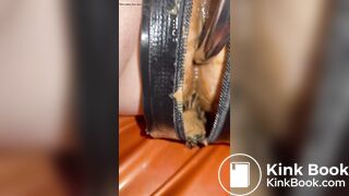 Using anal hook to loosen shit