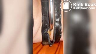 Using anal hook to loosen shit