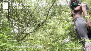 Poop panties in the forest