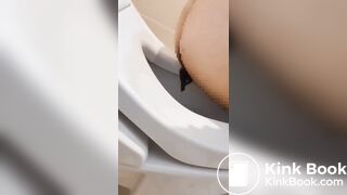 Cute girl poop scene047