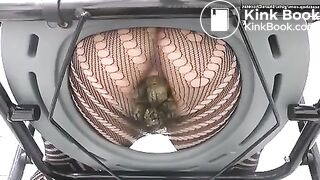 Big poop in fishnets - video 2