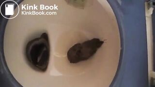 German takes a dump and tastes