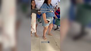 Woman shits her pants due to illness