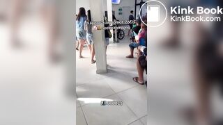 Woman shits her pants due to illness