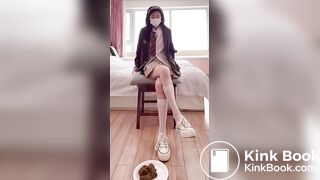 Chinese student femdom scat - video 2