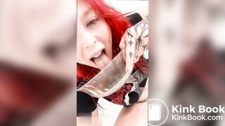 scat and puke eating