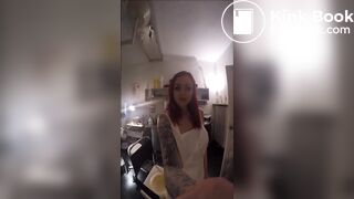 Hot girl shitting - video 87