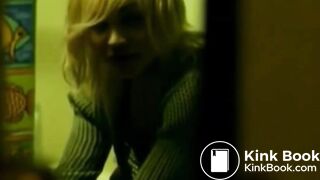 Just a girl on the toilet. Nothing else.