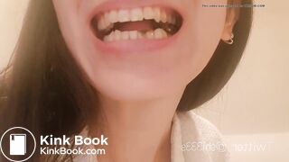 Japanese girl scat eating - video 3