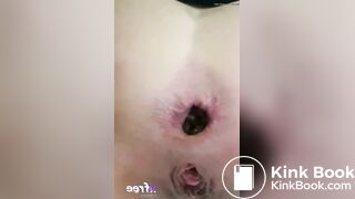 she shits like a cow !