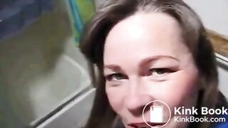 woman shits while recording youtube response