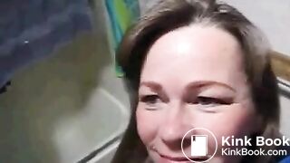 woman shits while recording youtube response