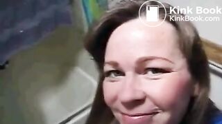 woman shits while recording youtube response