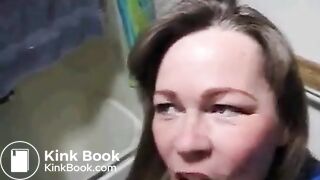 woman shits while recording youtube response