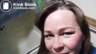 woman shits while recording youtube response