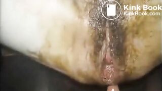 hairy pussy shitty anal