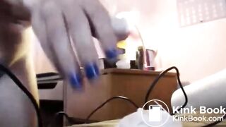 Private webcam accident