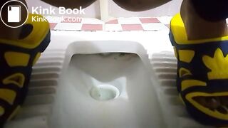 Sexy Girl Pooping on plate