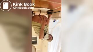 Sexy Blonde Floor Poop