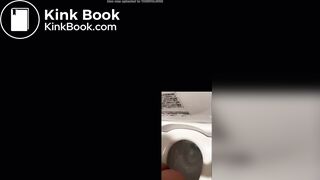 Japanese girl in pjs shitting on the toilet